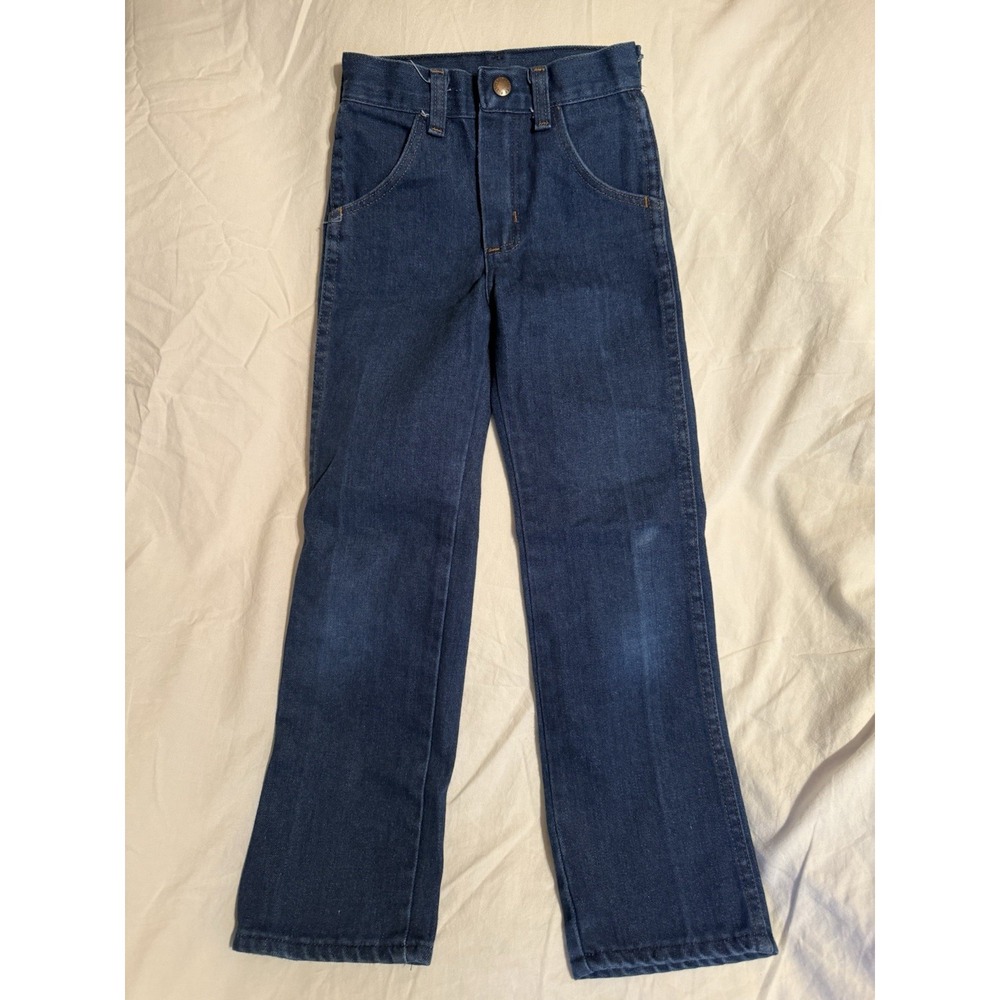 Girls Vintage Rustler USA W 20" Inseam 21" Dark Rare